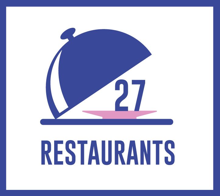 27 restaurants