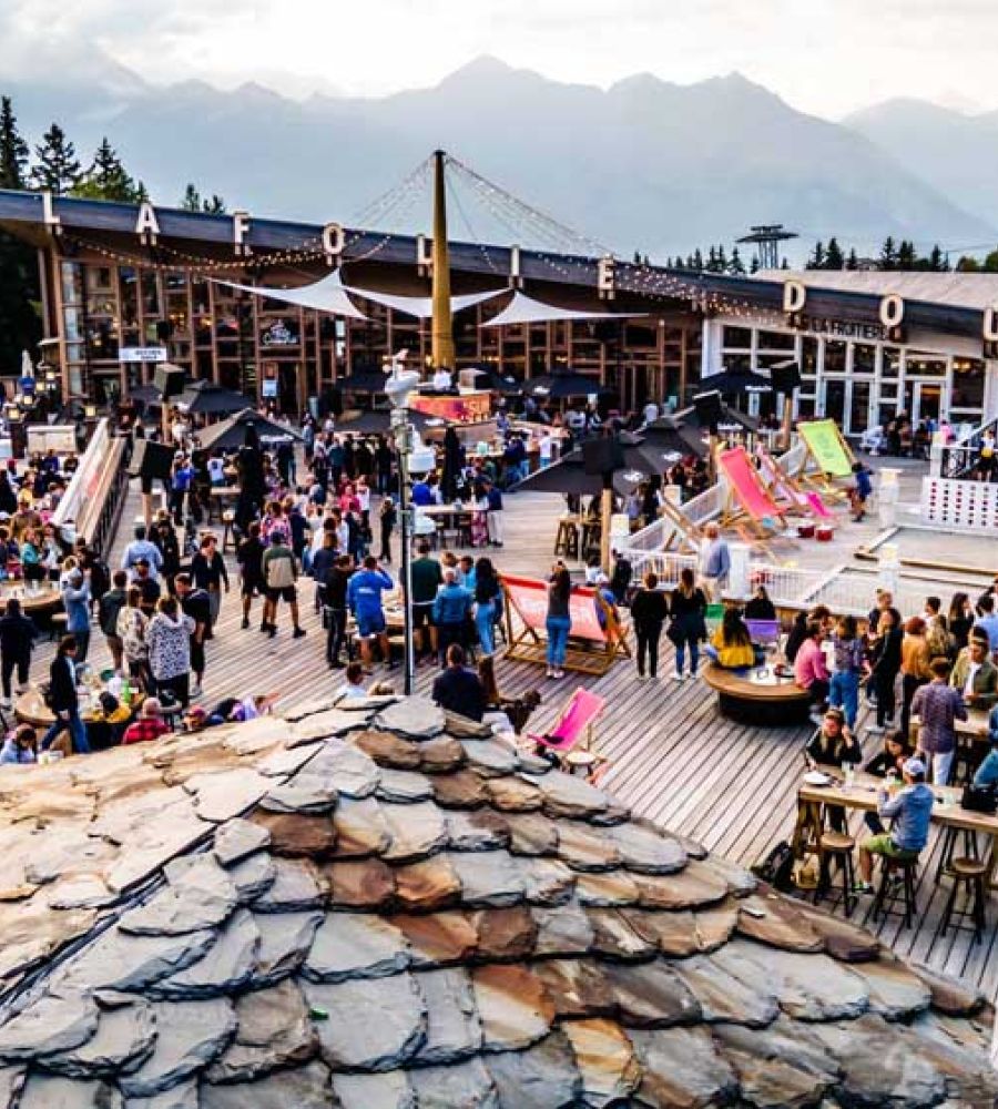 La folie Douce les Arcs version été