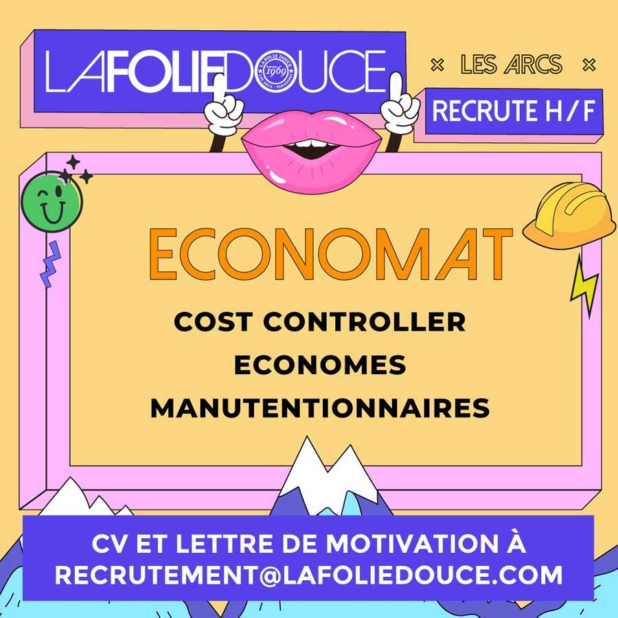 Recrutement folie Douce postes logistique